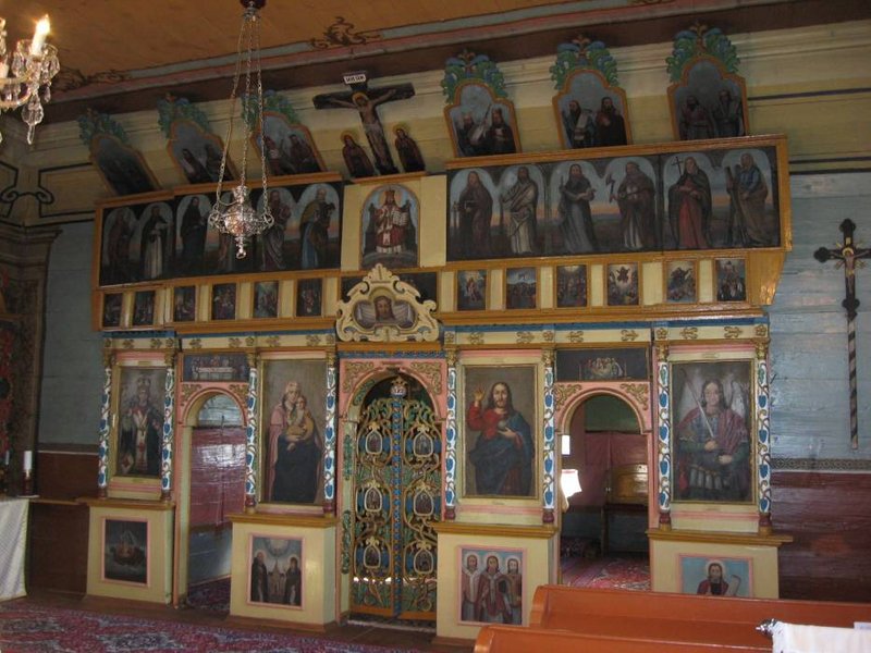 01 – ikonostas vo Fričke pred reštaurovaním, zdroj: archív KPÚ Prešov