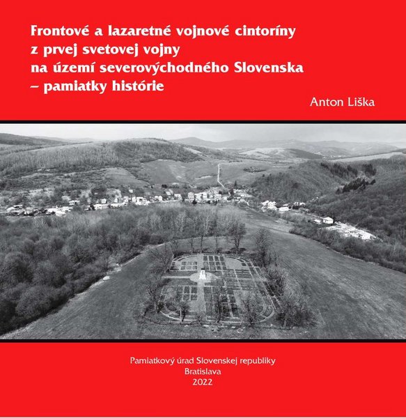 Publikácia Frontové a lazaretné vojnové cintoríny 2022 - titulka