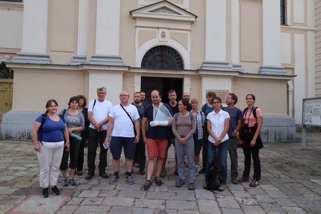 Banská Štiavnica, Farský kostol Nanebovzatia PM – časť účastníkov krovového kurzu