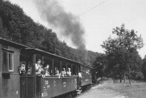 006 – Kosická pionierska železnica v akcii, hist. foto: Det. žel. Košice