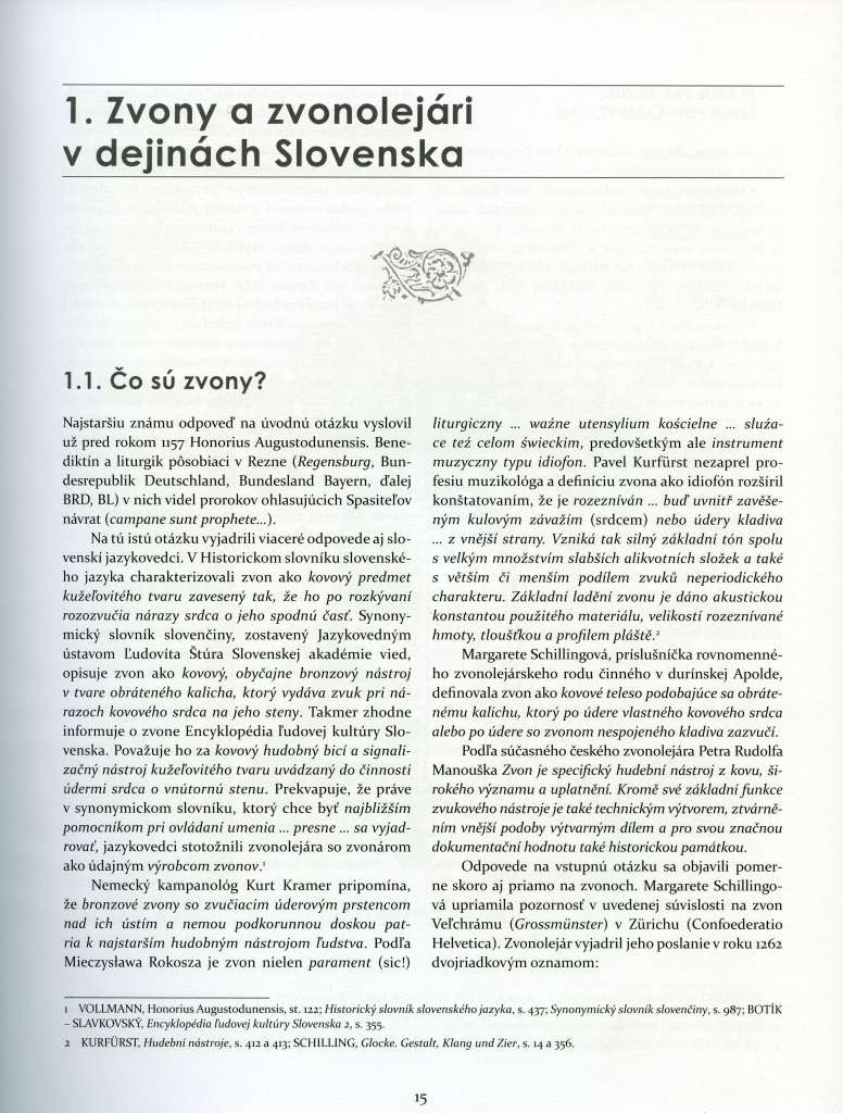 Zvony a zvonolejárstvo na Slovensku - ukážka z knihy