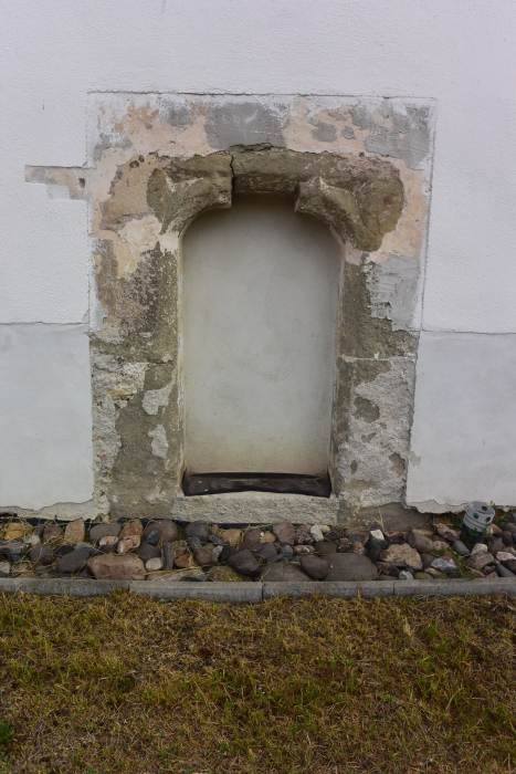 03 – Dúbravica, kostol sv. Žofie – detailný pohľad na pôvodný vstup do kostola