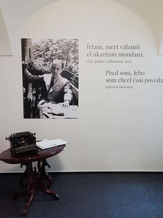 13 – Pamätná výstava S. Máraia, Košice - 6. miestnosť, foto Múzeum