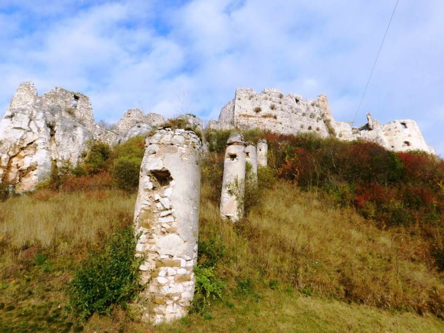 Spišský hrad – hradný kopec,  október 2019, zdroj: Archív KPÚ KE – Pracovisko Spišská Nová Ves