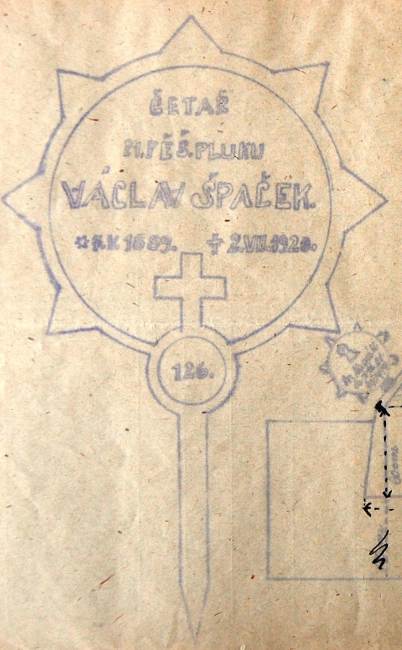 Dobová náčrt hviezdice, zdroj: Vojenský historický archív Bratislava