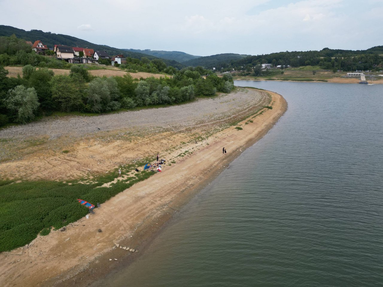Pohľad z dronu na plochu výskumu, foto: P. Fecko