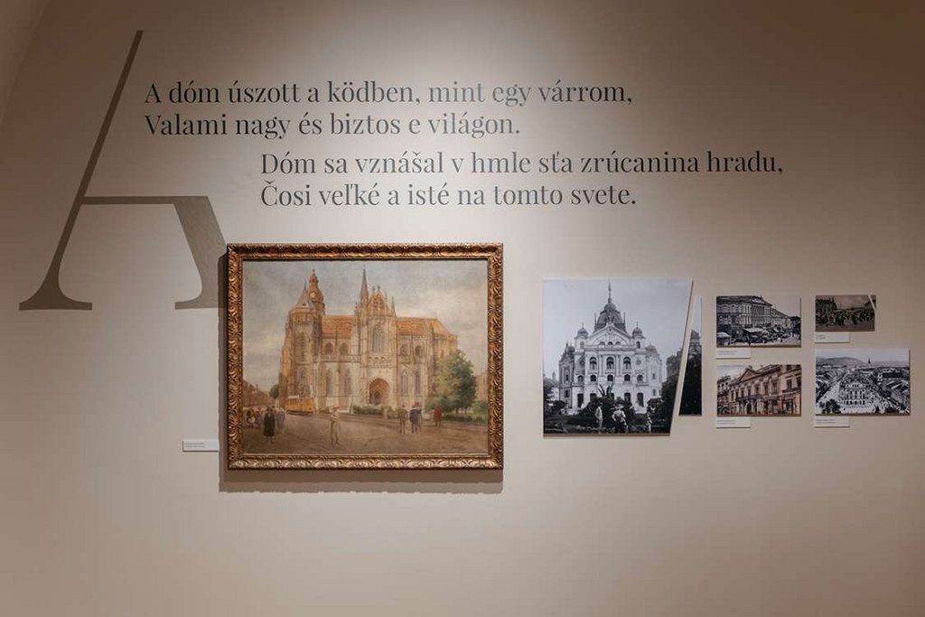 04 – Pamätná výstava S. Máraia, Košice - 1. miestnosť, detail, foto Múzeum