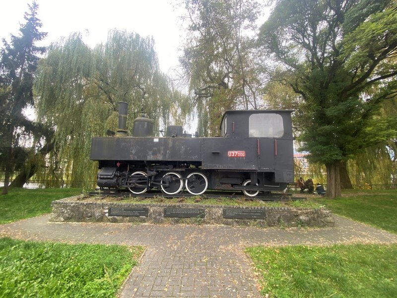 Parný rušeň U37.006, areál stanice Ružomberok, okres Ružomberok, foto: A. Barbuščák