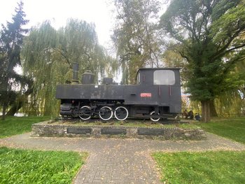 Parný rušeň U37.006, areál stanice Ružomberok, okres Ružomberok, foto: A. Barbuščák