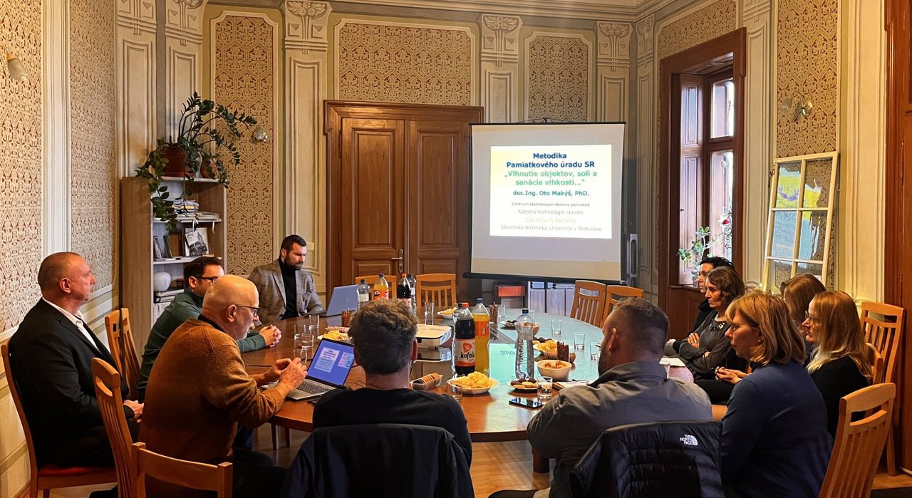 Workshop venovaný sanácii vlhkosti v pamiatkach, foto: Z. Holičková