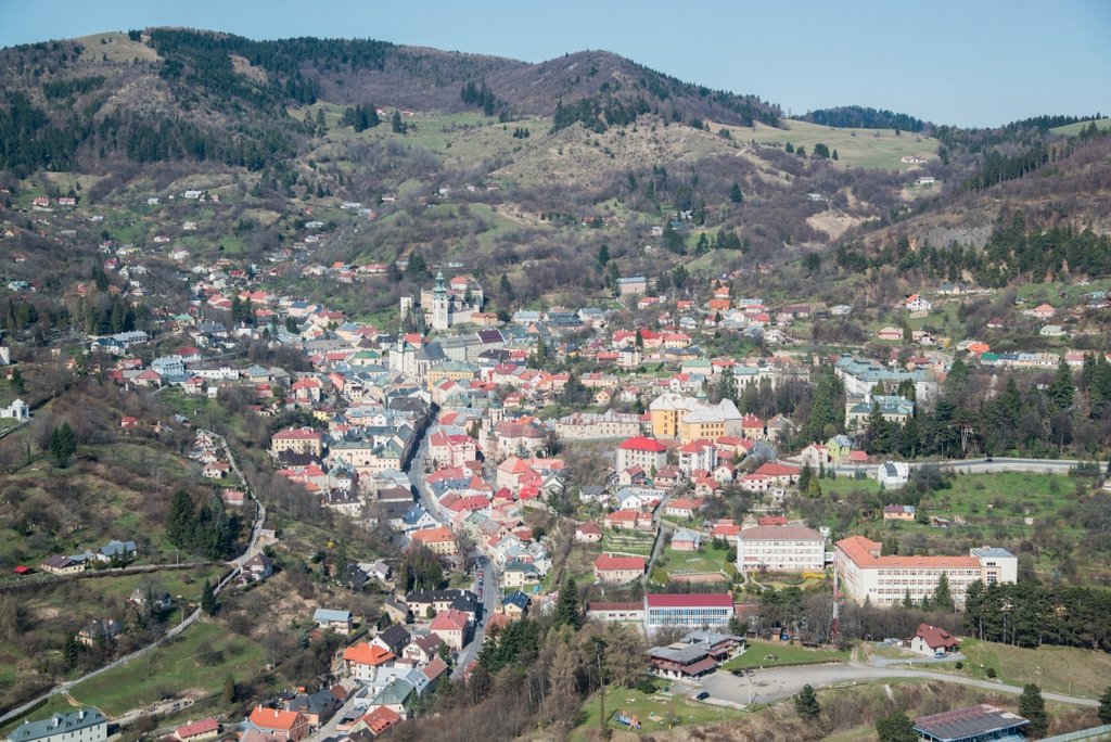 08 – Pamiatková rezervácia Banská Štiavnica pojíma celok historického mesta rozvrstvený v montánnej krajine Štiavnických vrchov. Foto: Pamiatkový úrad SR, projekt Digitálny pamiatkový fond 