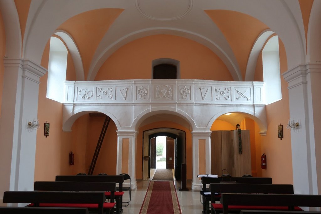 Empora kostola. Foto: I.Radimák, KPÚ Trenčín 2020
