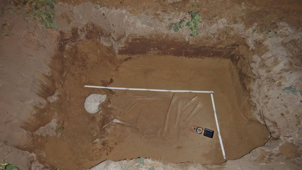 Hrob s konstrovými pozostatkami, foto: Matúš Sládok