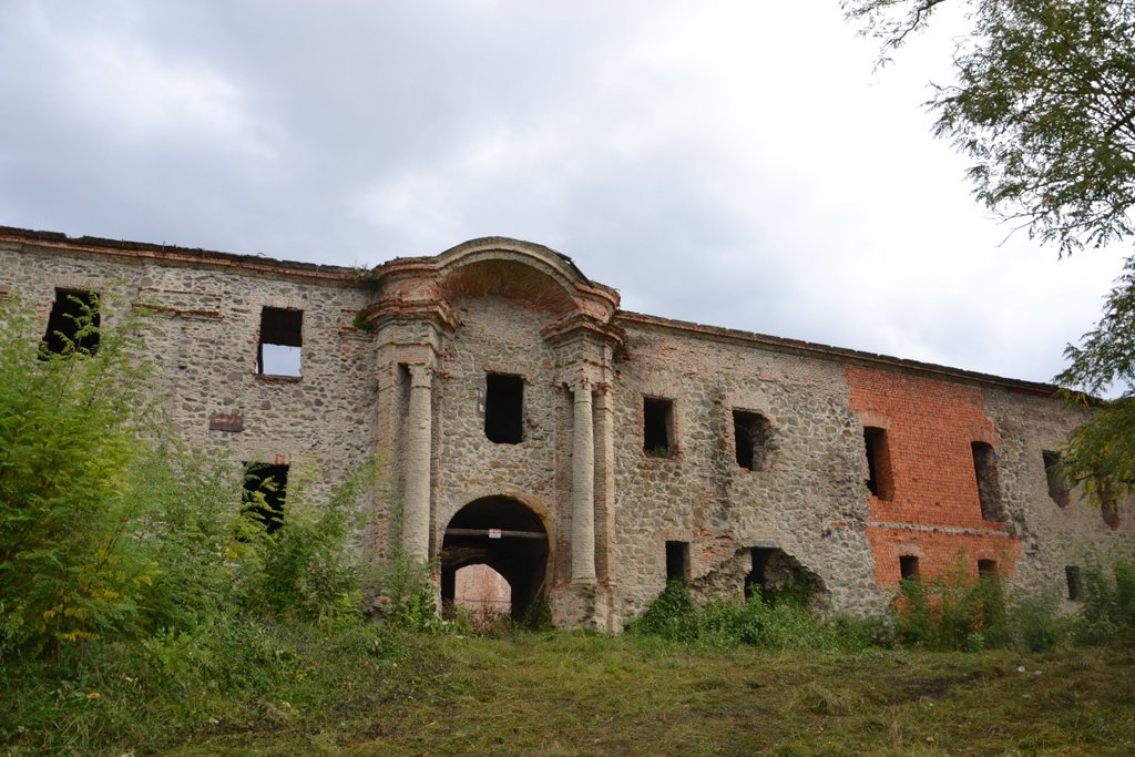 Kaštieľ v Ožďanoch - stav po požiari 2019