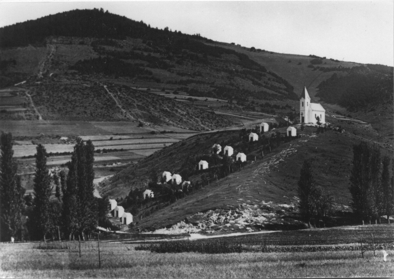 Kalvária v Rajeckej Lesnej v roku 1939, zdroj: archív PÚ SR