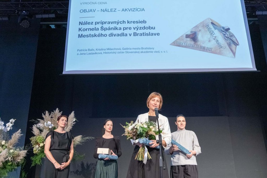 Slávnostné odovzdávanie Výročných cien revue Pamiatky a múzeá za rok 2025 Zdroj: Pamiatkový úrad SR, foto: J. Šipöcz