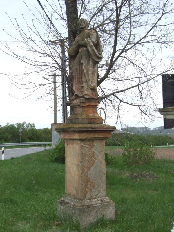 Socha Panny Márie s podstavcom, zdroj PÚ SR (foto: Z. Bokorová, 2025) Socha Panny Márie s podstavcom, zdroj PÚ SR (foto: Z. Bokorová, 2025)