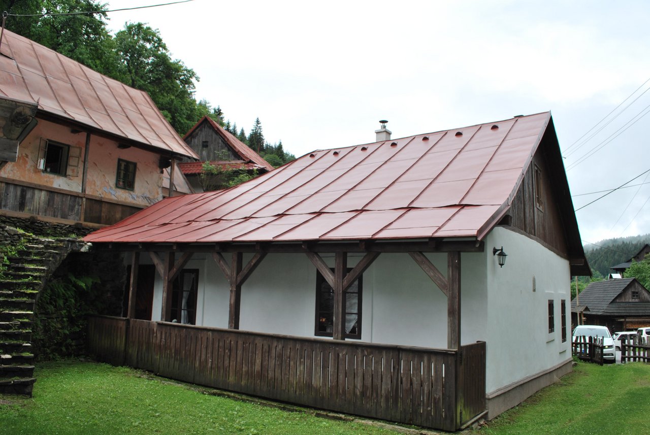 Dom banského mäsiara, východná fasáda, zdroj: KPÚ Banská Bystrica (foto: M. Flórová) 