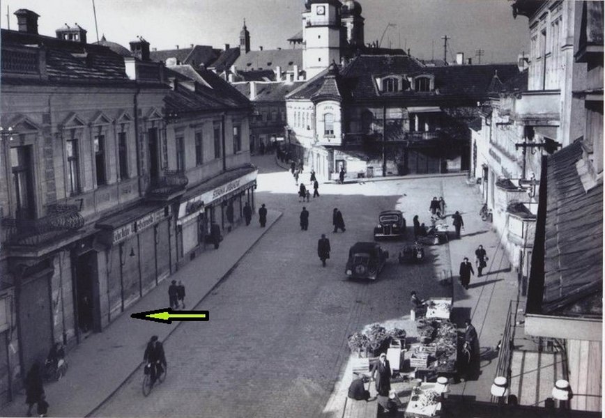 Trenčín, Hviezdoslavova ulica, 1. polovica 20. storočia, zdroj: internet