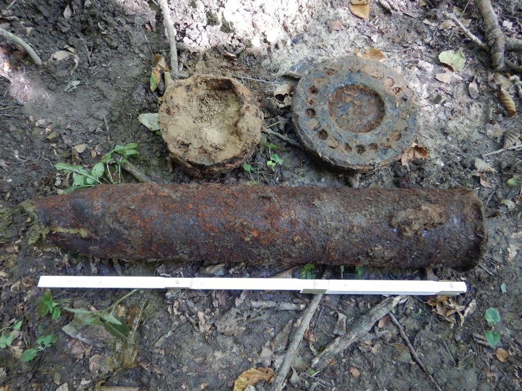 Ďalšie nájdené militáriá, zdroj: KPÚ Trnava, foto: M. Sládok  