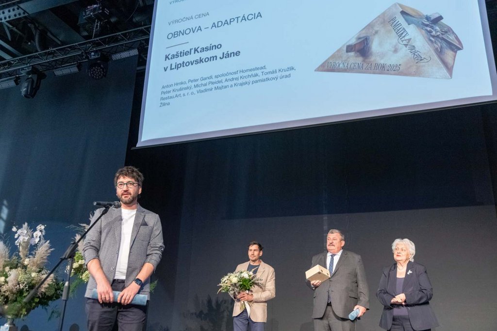 Slávnostné odovzdávanie Výročných cien revue Pamiatky a múzeá za rok 2025 Zdroj: Pamiatkový úrad SR, foto: J. Šipöcz