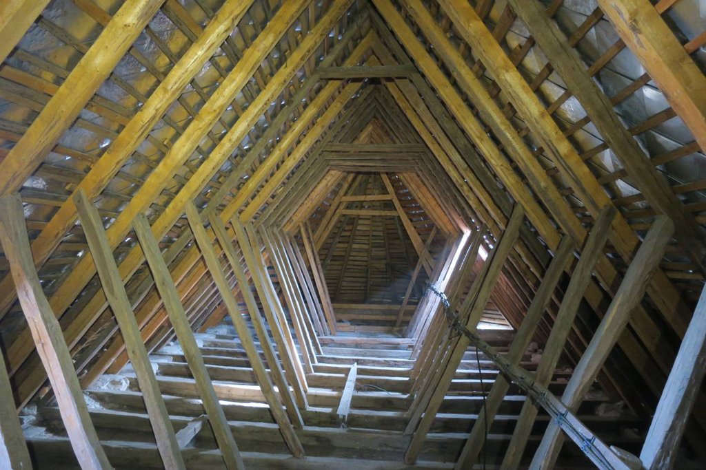 Beluj, Kostol sv. Vavrinca – krokvový krov z 2. polovice 17. st.