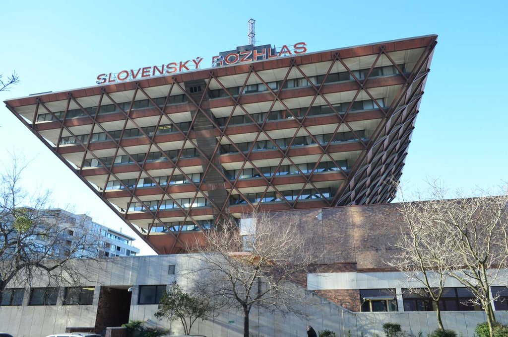 Budova Slovenského rozhlasu - exteriér
