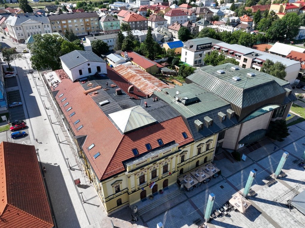 Pohľad na strechu objektu od juhovýchodu, foto: B. Konečný, SKD Martin