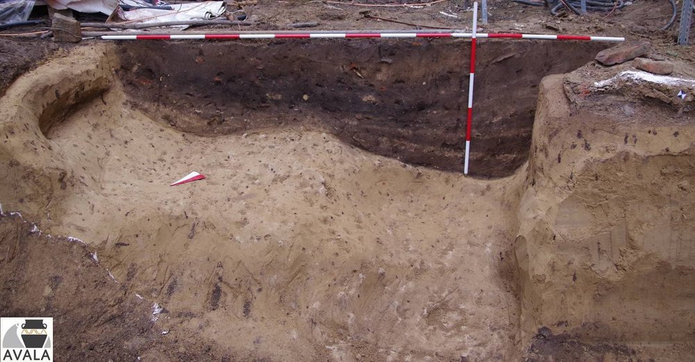 Archeologický nález pri hradobnom múre v Trnave 2020, foto: Mgr. Andrej Žitňan
