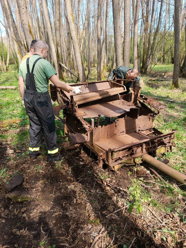 Turie Pole, Vordewagen po prevrátení, foto: M. Miňo