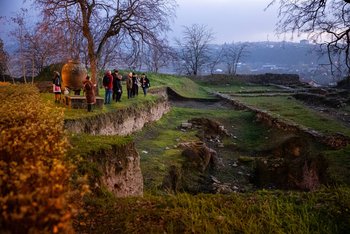 Návšteva antickej lokality Aegyssus nachádzajúcej sa na vrchu v meste Tulcea, zdroj: Institutul Național al Patrimoniului