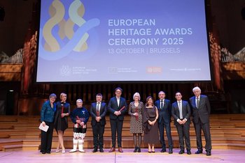 Reprezentanti projektov ocenených špeciálnou Grand Prix v každej z piatich kategórií Zdroj: https://www.flickr.com/photos/europanostra/albums/