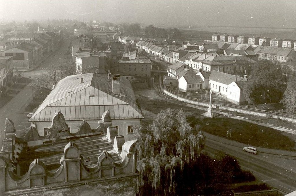 Zastrešenie zvonice v r. 1984