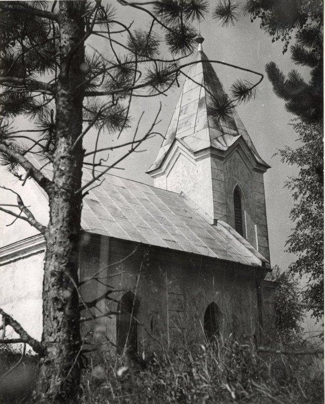 Kostol nanebovstúpenia Pána v roku 1959 Zdroj: archív PÚ SR 