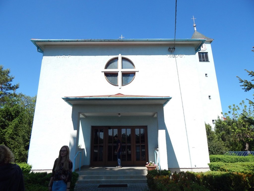 Juhovýchodná fasáda evanjelického kostola. Foto: T.Pavlovič, KPÚ Nitra 2015