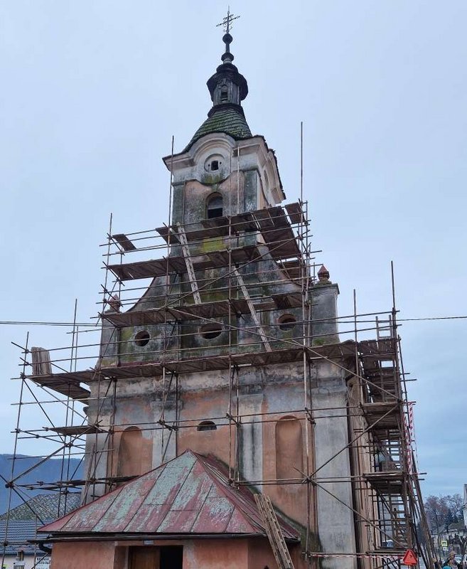 Štítnik r.k kostol, pohľady na kostol zo severu, foto Mgr. Andrej Bisák