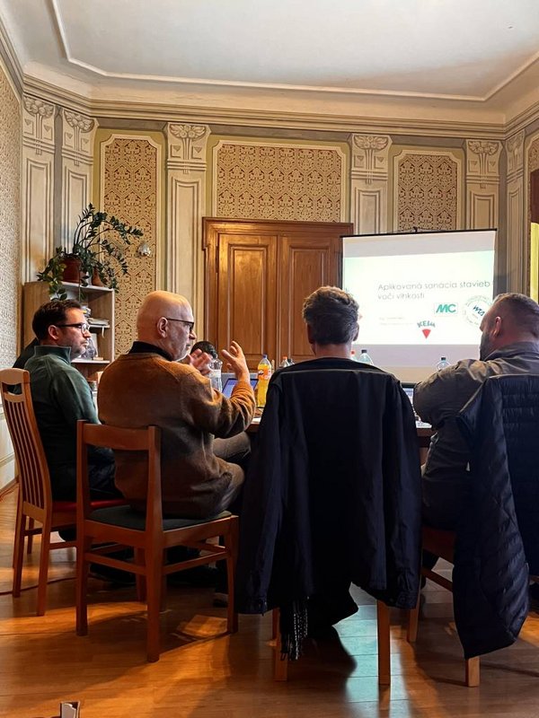 Workshop venovaný sanácii vlhkosti v pamiatkach, foto: Z. Holičková