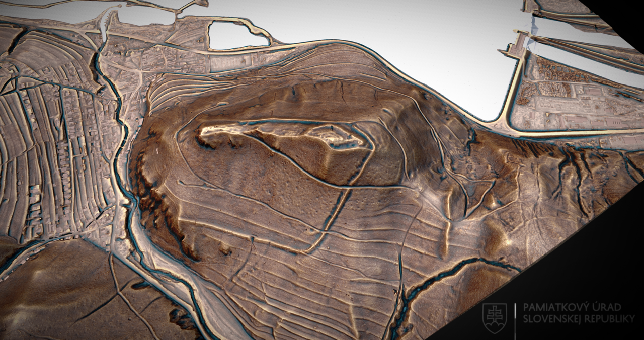 Národná kultúrna pamiatka hradisko Veľký vrch v Divinke, 3Dmodel Národná kultúrna pamiatka hradisko Veľký vrch v Divinke, 3Dmodel