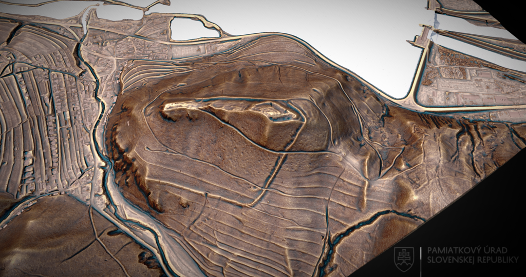 Národná kultúrna pamiatka hradisko Veľký vrch v Divinke, 3Dmodel