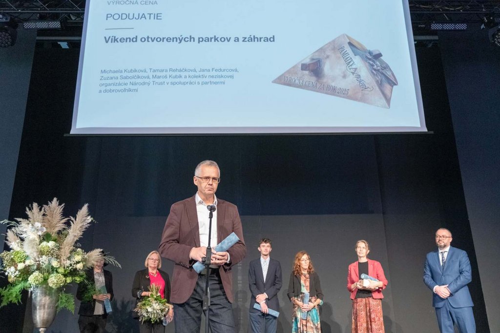 Slávnostné odovzdávanie Výročných cien revue Pamiatky a múzeá za rok 2025 Zdroj: Pamiatkový úrad SR, foto: J. Šipöcz