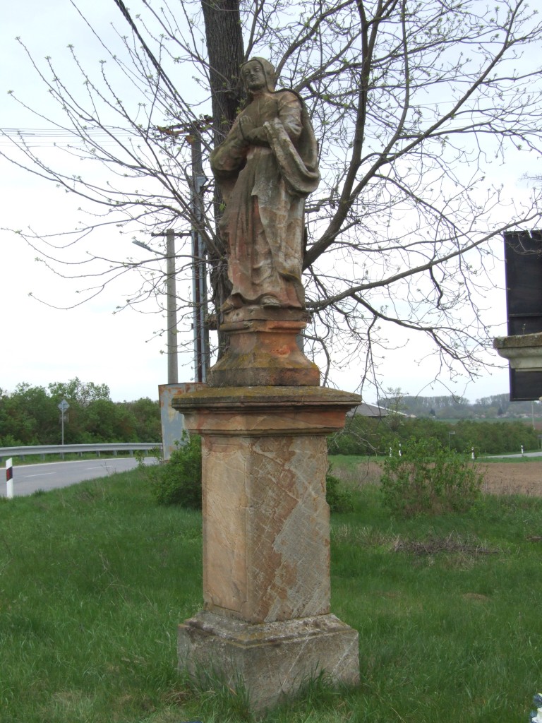 Socha Panny Márie s podstavcom, zdroj PÚ SR (foto: Z. Bokorová, 2025)