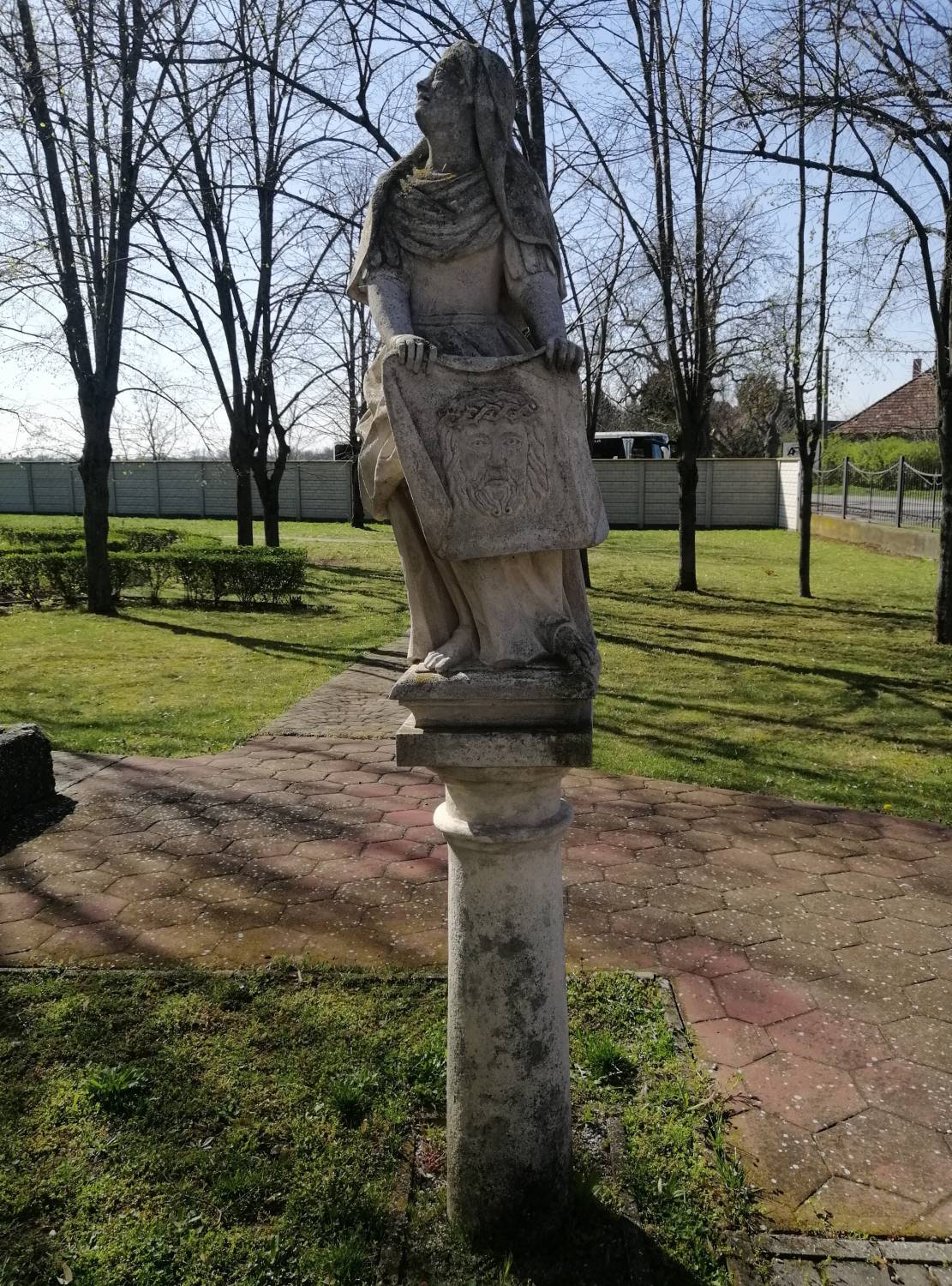 Sv. Veronika na podstavci, súčasný stav, zdroj: Pamiatkový úrad SR (foto: Z. Bokorová)