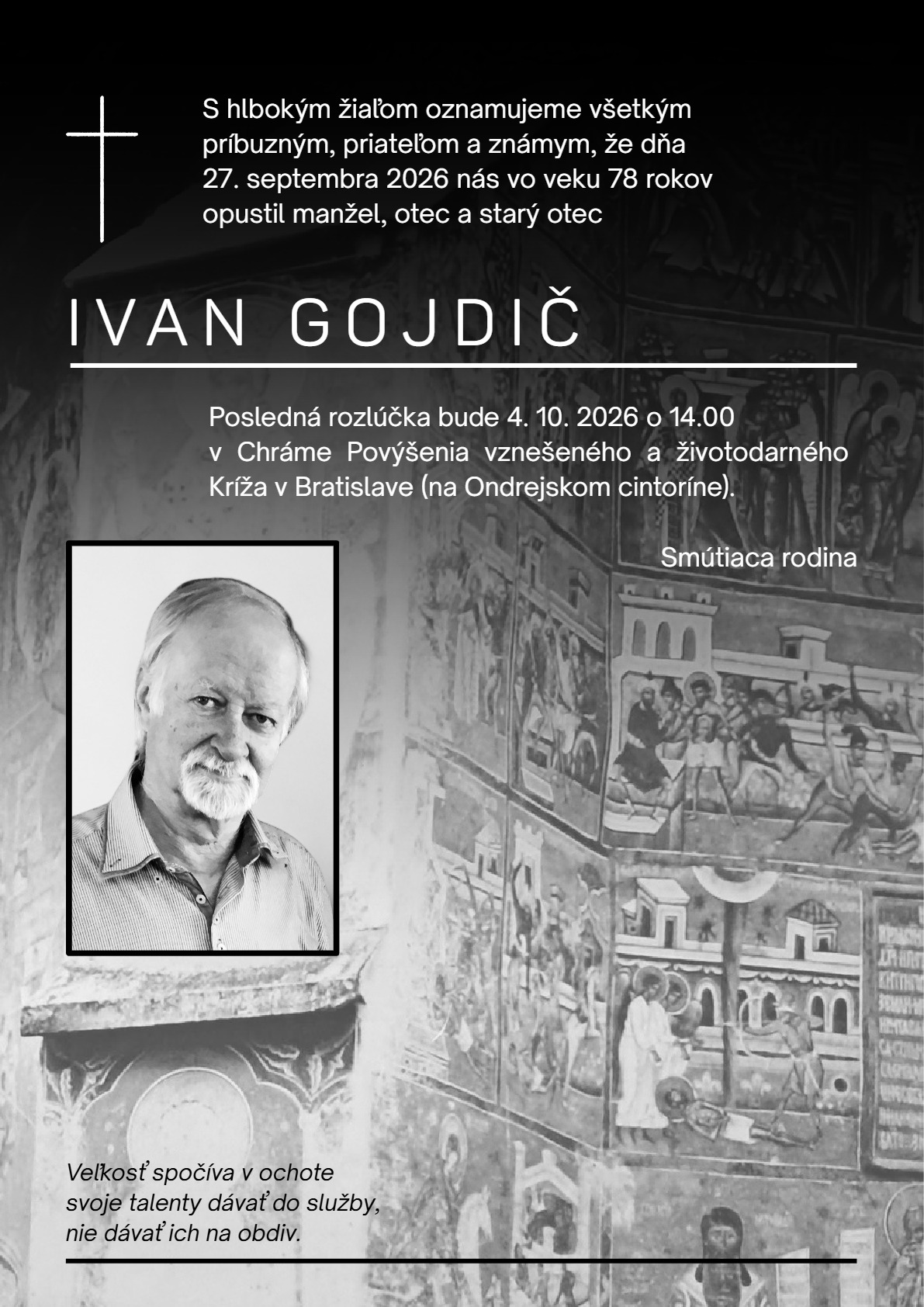 Parte - Ing. arch. Ivan Gojdič Parte - Ing. arch. Ivan Gojdič