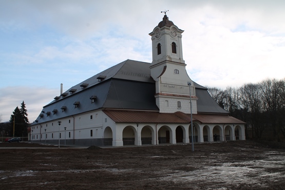 Sklad soli po obnove - pohľad zo SZ