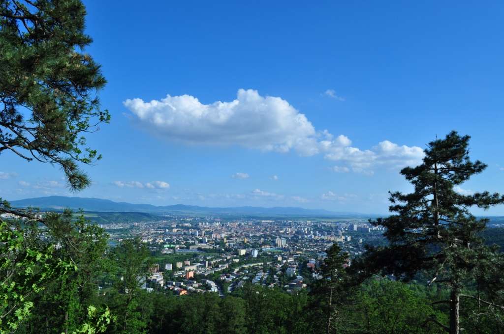 Kosice mesto.pohlad z Hradovej. foto J. Gembicky