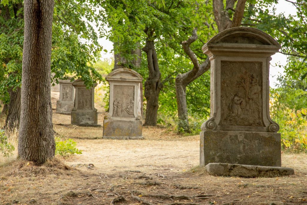 Pohľad na kalvárske zastavenia v pomedzí lipovej aleje, foto: Archív PÚSR