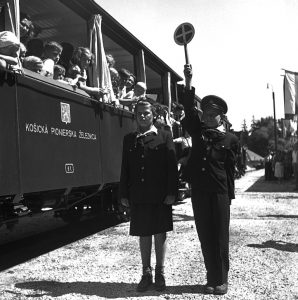 002 – Košická pionierska železnica v akcii, hist. foto: Det. žel. Košice