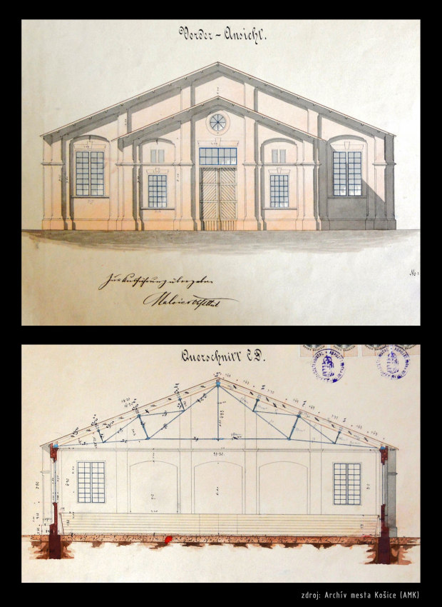 Hist. rez a celkový pohľad - jazdiareň, zdroj AMK Košice