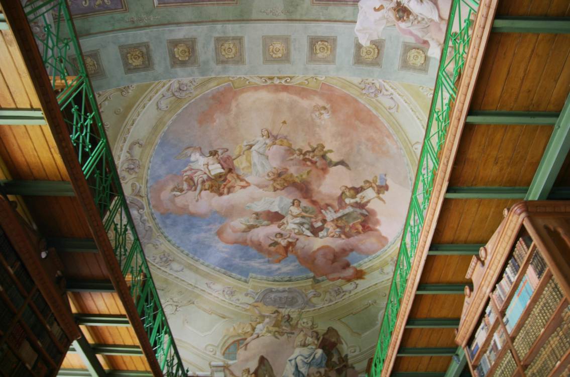 05 – Jasov - barokový kláštor: knižnica, foto: Z. Labudová, KPÚ Košice
