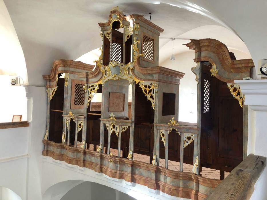 08 - Organová skriňa po reštaurovaní v kostole v Modre, autor: M. Belohorcová, KPÚ Bratislava